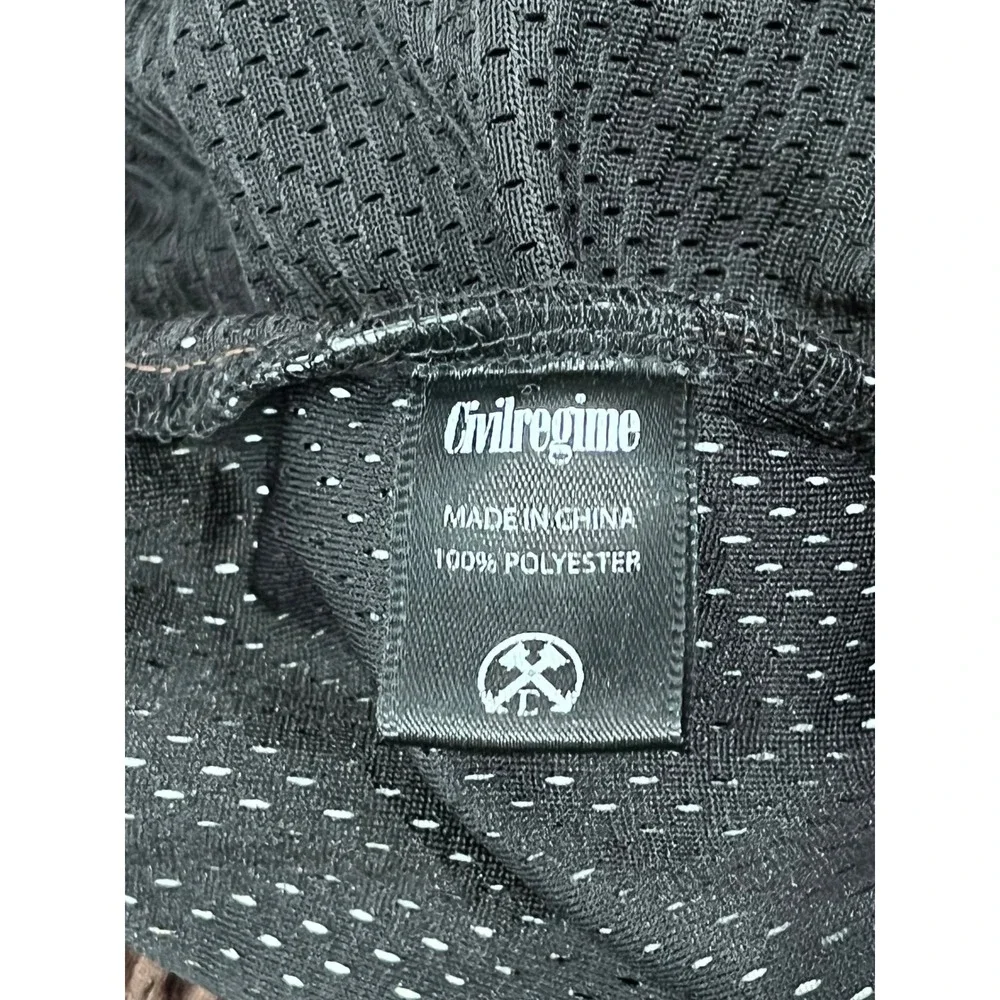 Civil Regime‎ Mens Brown Graphic Mesh Basketball Shorts Flaming Rose Medium